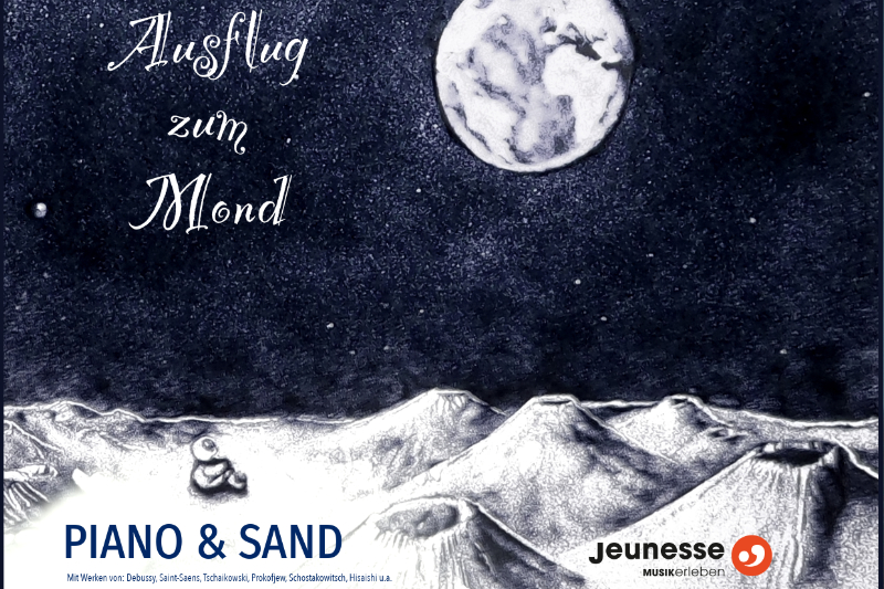 Piano & Sand Ausflug zum Mond